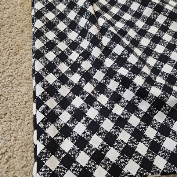 MICHAEL Michael Kors Black and White Checkered Women's Skirt Size 6 Six - Picture 2 of 16